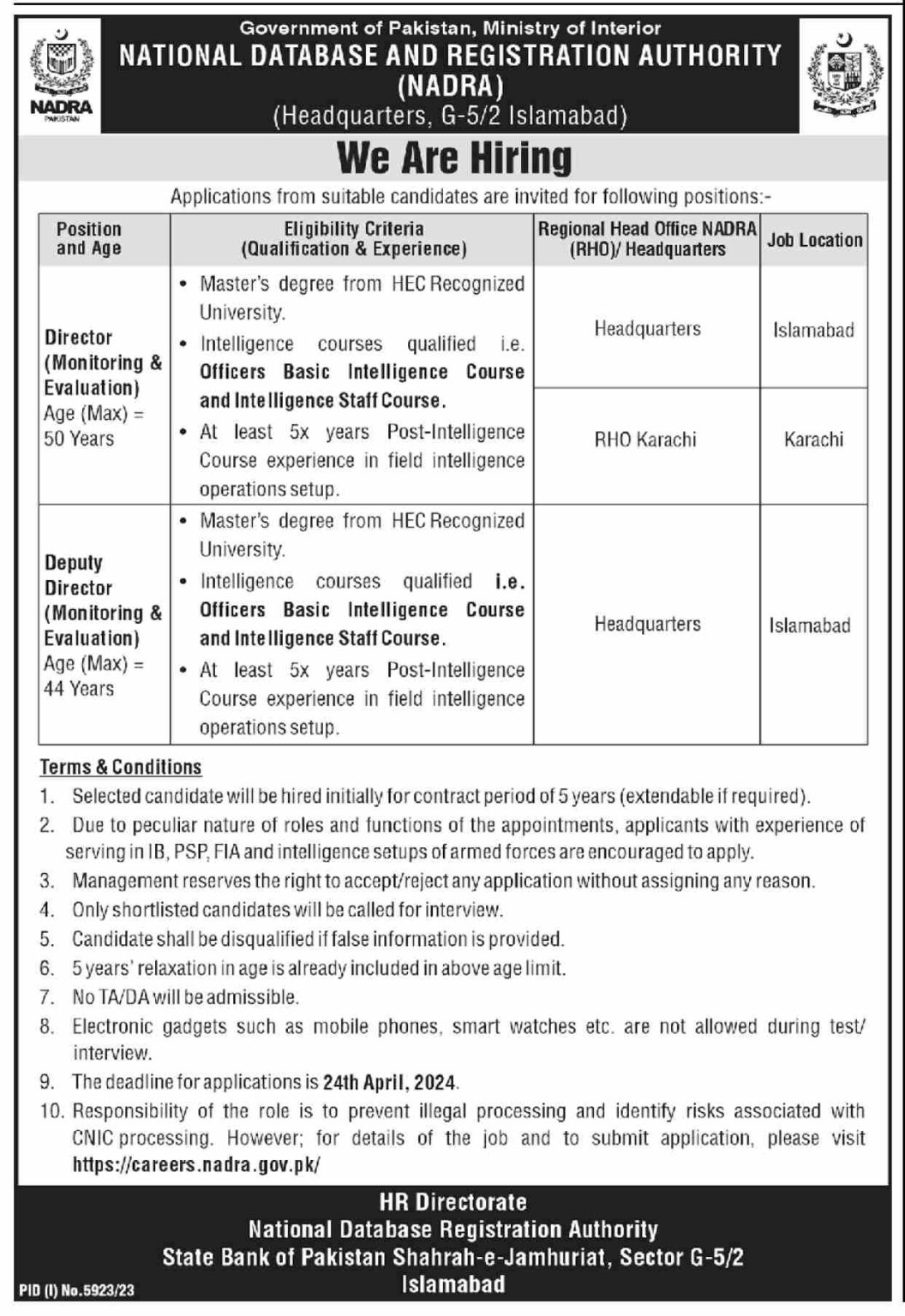 National Database & Registration Authority