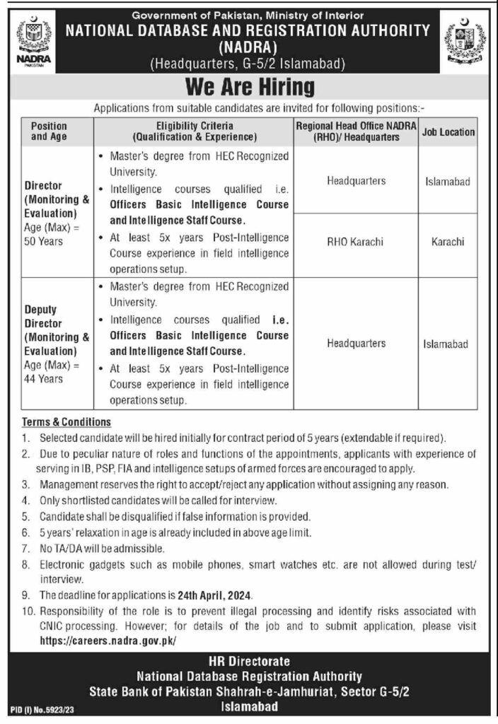 National Database & Registration Authority